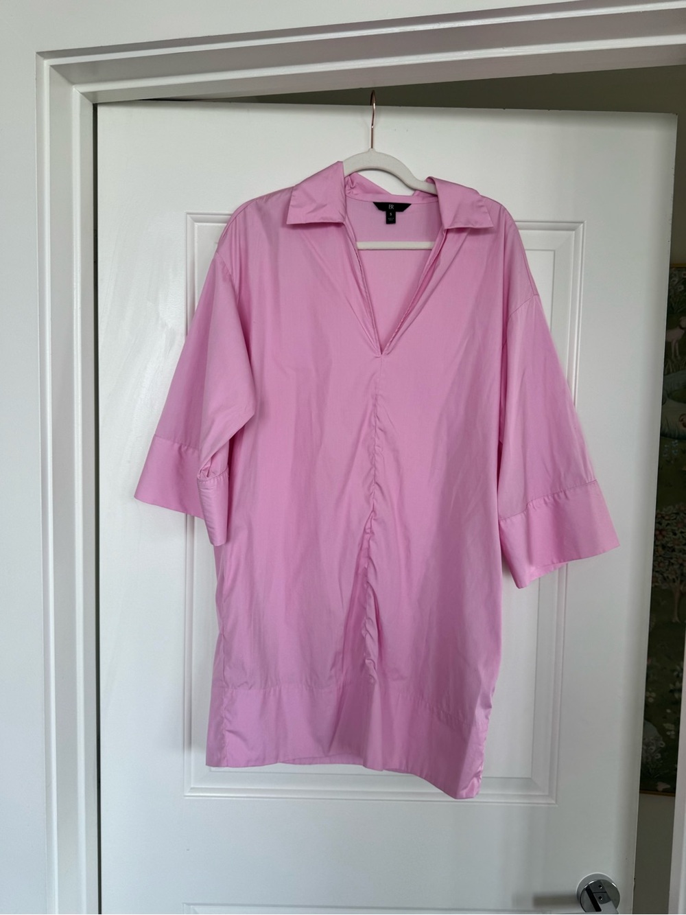 Banana Republic Oversized Poplin Midi Shirtdress 100%Cotton - Picture 3 of 5